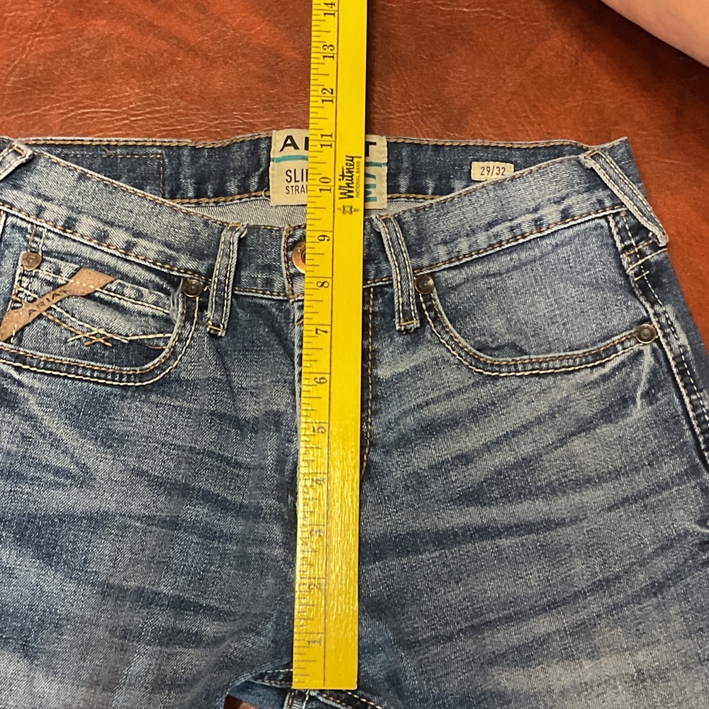 Ariat M7 Men’s Denim Jeans Slim fit Straight leg. Size 29/32. Preowned - Picture 13 of 14